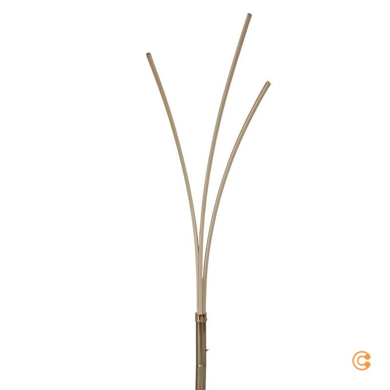 LED-Stehleuchte Lampe Maja Chrom Eisen Kunststoff Dreiflammig - 4043689951078
