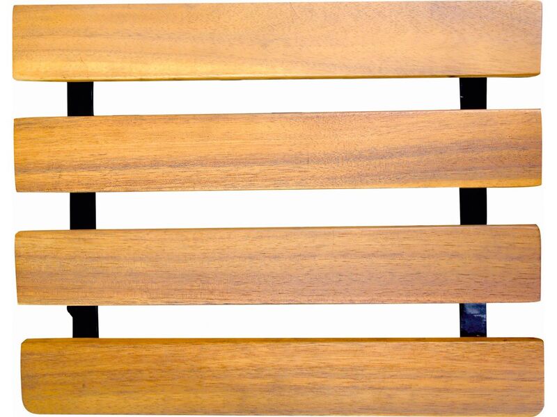 Balkonmöbel-Set Acari 3-teilig Klappstuhl Klapptisch Stahl Akazie schwarz 220kg - 4007873338502