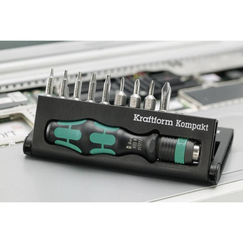 Wera Bit-Set Schraubendreher Kraftform Kompakt 11Plus Kreuzschlitz Phillips Torx - 4013288155887