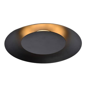 B-Ware Lucide LED-Deckenlampe Foskal in Schwarz Ø 34,5 cm Deckenlampe Deckenlicht LED
