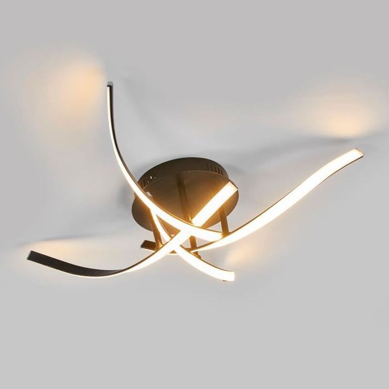 Lampenwelt Per Schalter dimmbare LED-Deckenlampe Deckenlampe Lampe IP20 Milane - 4251096536850