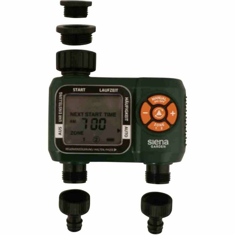 Siena Garden Bewässerungscomputer L77450 WT2200 Gartenbewässerung 1-360min 353g - 4055938420266