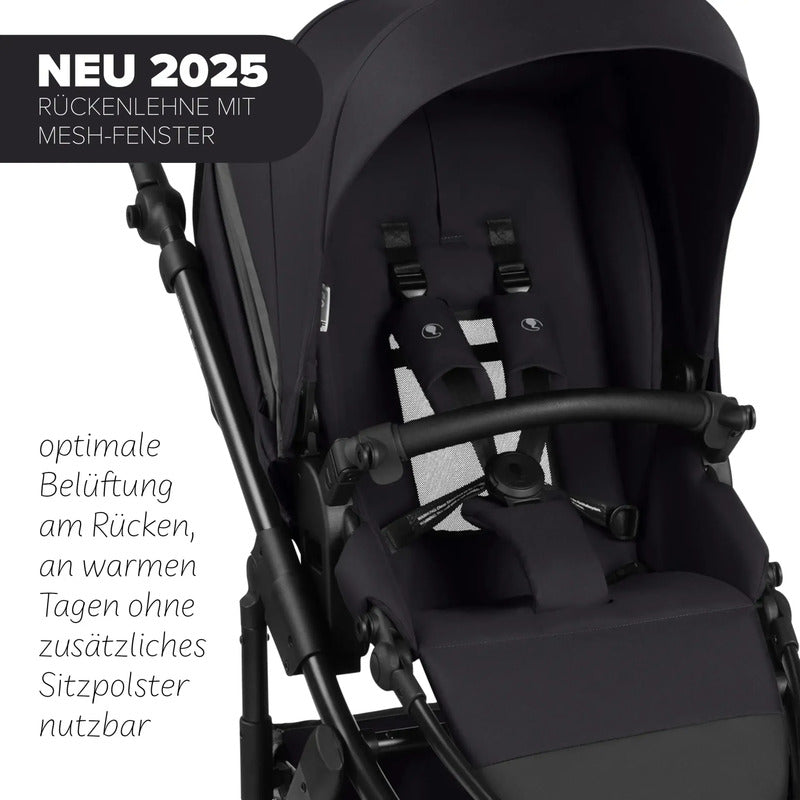 ABC Design Kinderwagen Buggy Salsa 5 Run Sportwagen Joggingwagen schwarz - 4045875176647