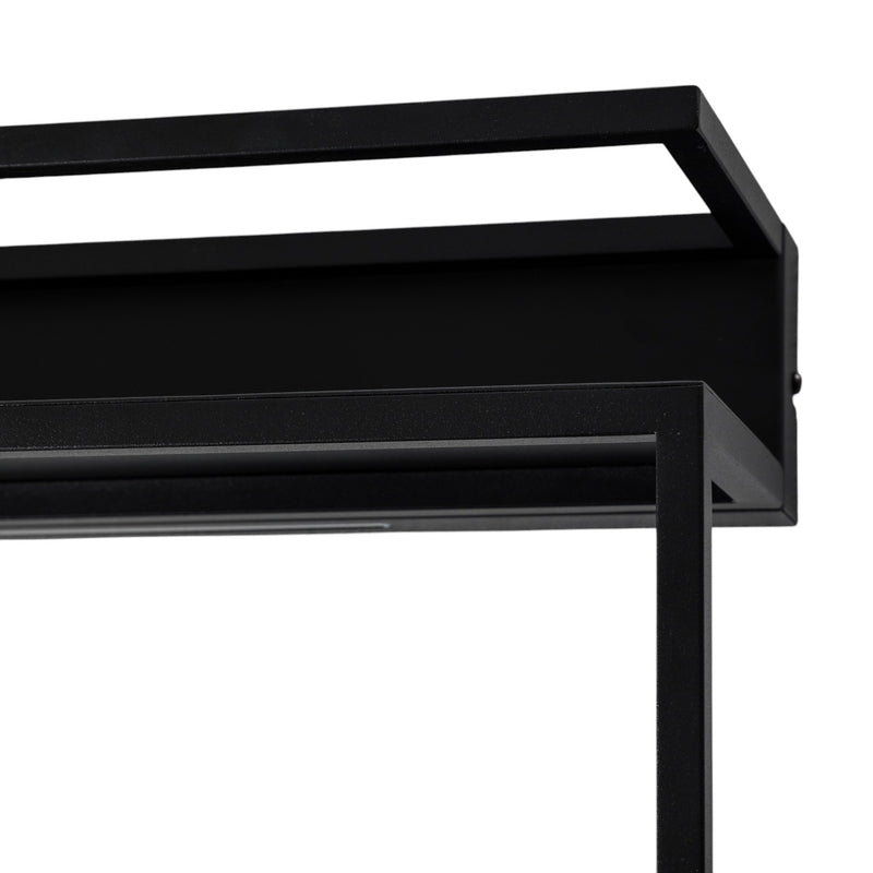 Luminex Wandleuchte Shelf LED Wandlampe Designer Leuchte schwarz 60cm lang - 5907812622954