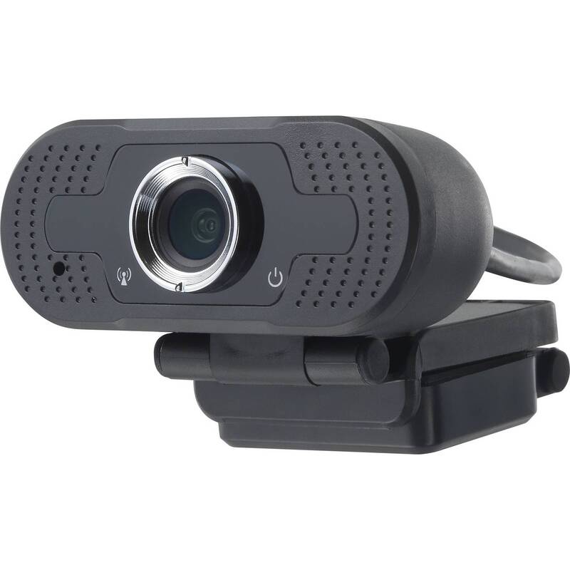Renkforce Webcam Full HD 1920x1080 Pixel Kamera mit Klemm-Halterung und Mikrofon - 4064161158099