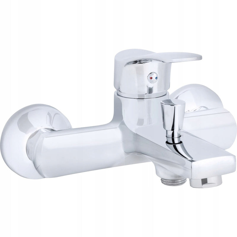 baliv Wannenarmatur Einhebelarmatur WA-5560 Wandarmatur verchromt 80°C 2 - 4007874102331