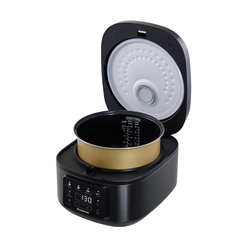 Panasonic Reiskocher Reisekocher Fuzzy-Logic BPA-frei 1,5l schwarz tragbar 770W - 5025232983728