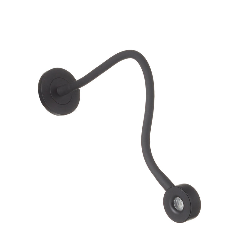 LEDS C4 Wandleuchte Wandlampe Link LED Leselampe schwarz Touchdimmer flexibel - 8435526865284