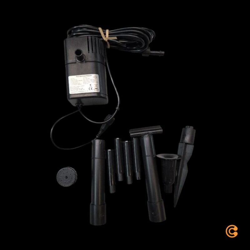 Esotec Solar-Pumpenset Napoli 600l/h 12V Pumpe Wasserspiel Teich Gartenanlage - 4260057861528
