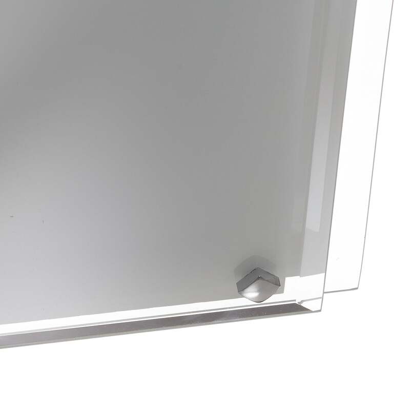 FABAS LUCE Deckenleuchte Lampe Maggie LED dimmbar silber weiß 30x30cm 60W E27 - 8019282030034