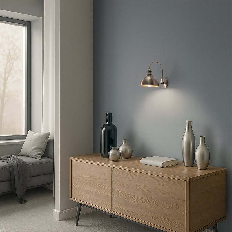 Opviq Wandleuchte Saglam altmessing 36 cm dimmbar Metall für Innenräume - 8684283492367