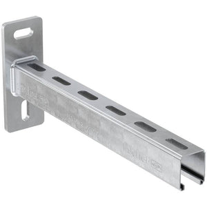 B-Ware Fischer Auslegerkonsole Stahl 600mm 5 Stück galvanisch verzinkt robust langlebig