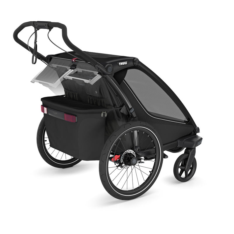 THULE Chariot Sport 2 Double Kinderanhänger Jogging Schwarz 2 Plätze - 0197074564740