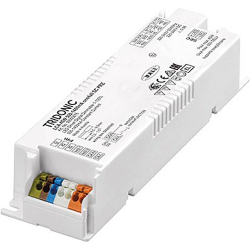 Tridonic LED-Treiber DRV TR LCA Konstantspannung 45W 500-1400mA 25-50V IP20 - 9006210524061