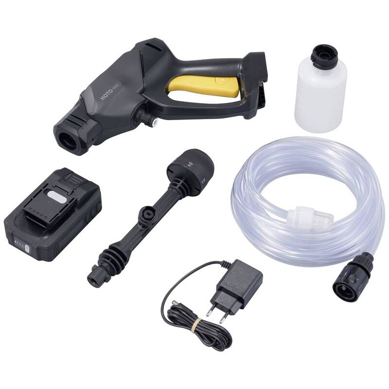 HOTO Mitteldruckreiniger QWXCJ001 24 bar 180 L/h mobil 200 W Akku 6 m Schlauch - 6974370800215