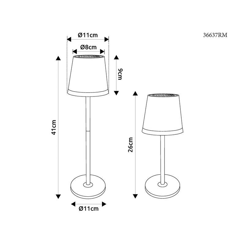 Globo Gartenleuchte LED Solarleuchte kupferfarben 41cm IP44 Tischlampe Leuchte - 9007371487356