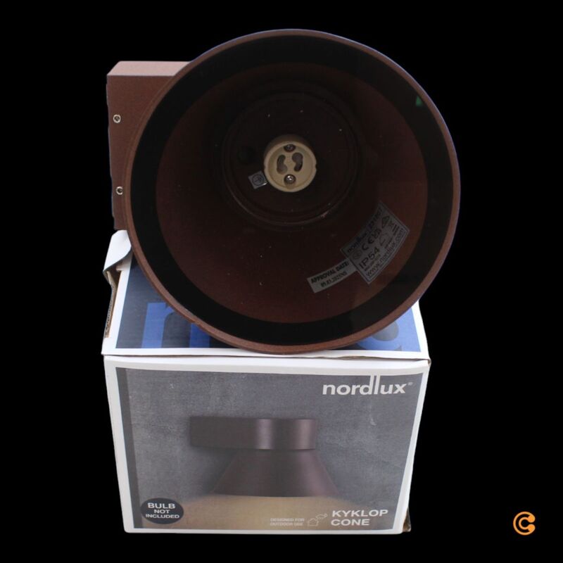 Nordlux Außenwandleuchte Kyklop Cone Außenlampe Wandlampe IP54 rostbraun - 5704924015533