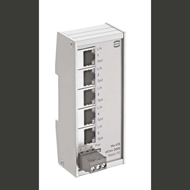Harting Switch Verteiler Ethernet Umschalter Industrial Fast Ethernet unmanaged - 2050009647872