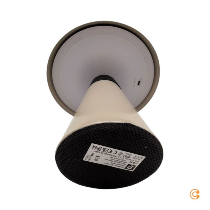Paulmann Tischlampe Lirox LED dimmbar Touchdimmer beige schwarz 20cm IP44 - 4000870770610