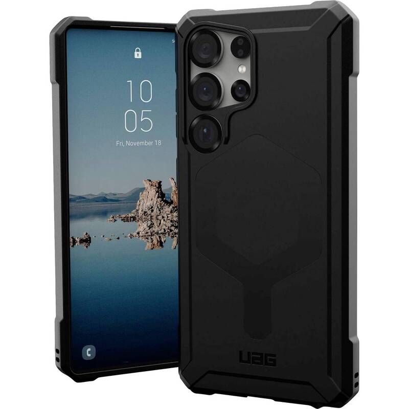 UAG - Essential Armor Series Case with Magnet for Galaxy S25 Ultra - Black - 0840283918971