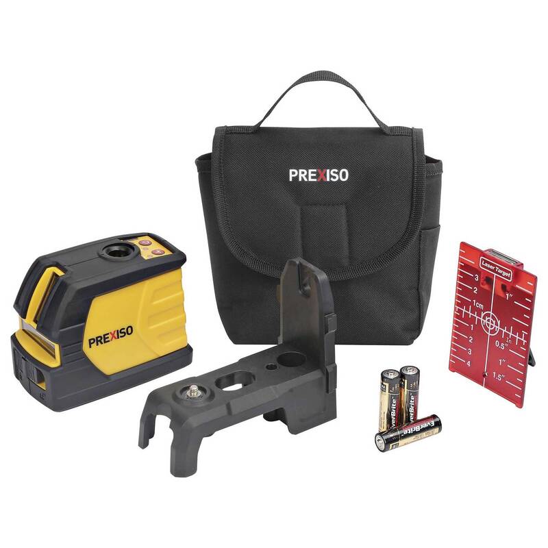 Prexiso Kreuzlinienlaser P2LC15S Lasergerät Längenmessung 15m Messgerät 4mm - 7640134051153