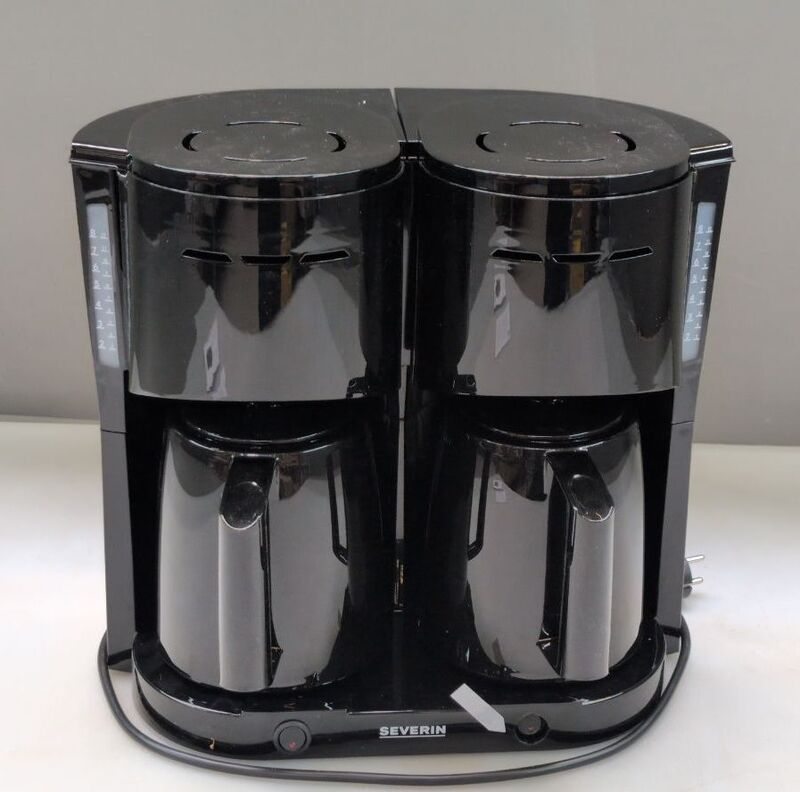 Severin Kaffeemaschine Filterkaffeemaschine 2000W Isolierkanne schwarz 16 Tassen - 4008146041525