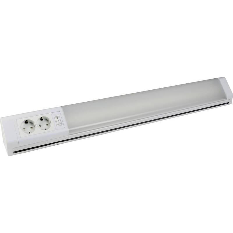Heitronic LED-Unterbauleuchte Bonn 15W warmweiß Lampe Aluminium 762mm weiß - 4002940281460