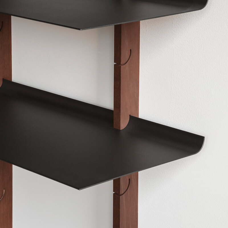Eva Solo Regalsystem Smile Möbel Eiche Natur Grau Design Regalsystem groß Regal - 5706631204033