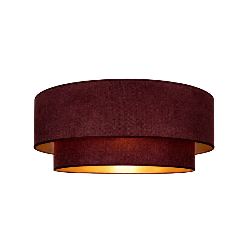 DUOLLA Deckenlampe Boho Hängelampe Ø60cm E27 LED dunkelrot gold Lampe Leuchte - 5905399755751