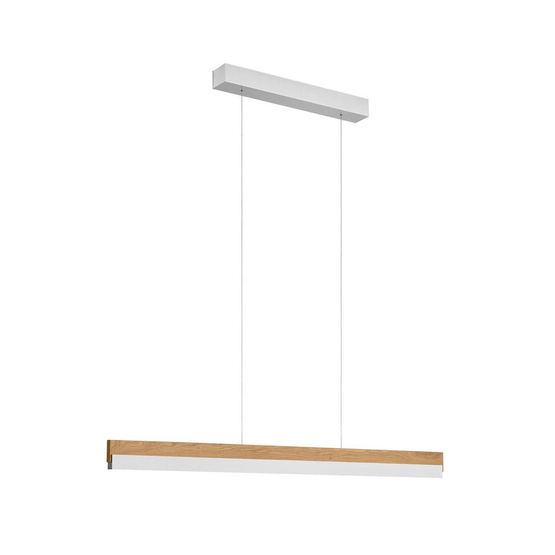 Quitani Hängeleuchte Pendelleuchte LED Eiche Nickel verstellbar Keijo 103 cm168 - 4251911762235