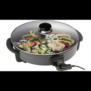 B-Ware Silva Partypfanne PPF 1503 Pfanne Bratpfanne Warmhalten Brat-Pfanne Schwarz