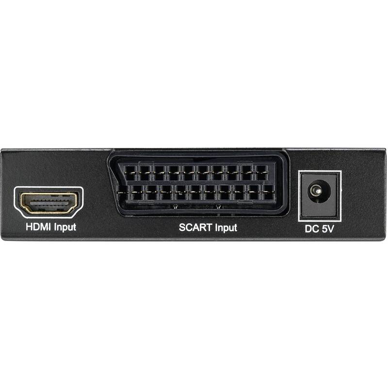 SPEAKA SCART HDMI Konverter 1920x1080 mit Umschalter AV Adapter - 4016138793369