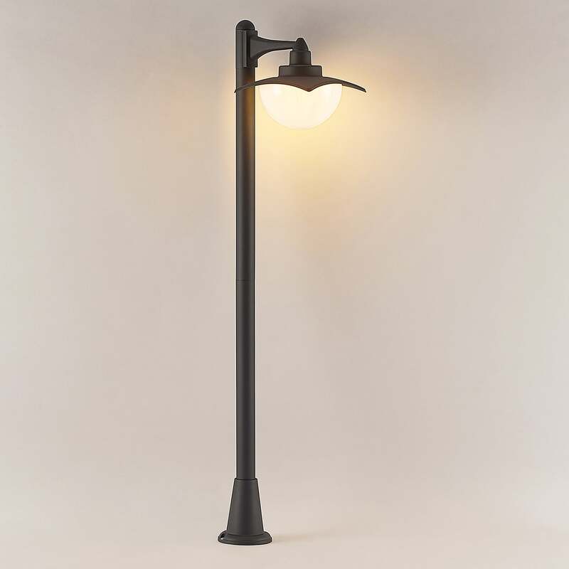 Lindby Wegeleuchte Gartenleuchte Elinda LED dimmbar dunkelgrau 110cm IP44 - 4251911704013