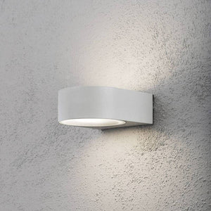B-Ware Konstsmide Außenwandleuchte Energiesparlampe Teramo 7510-300 LED grau IP44 40W