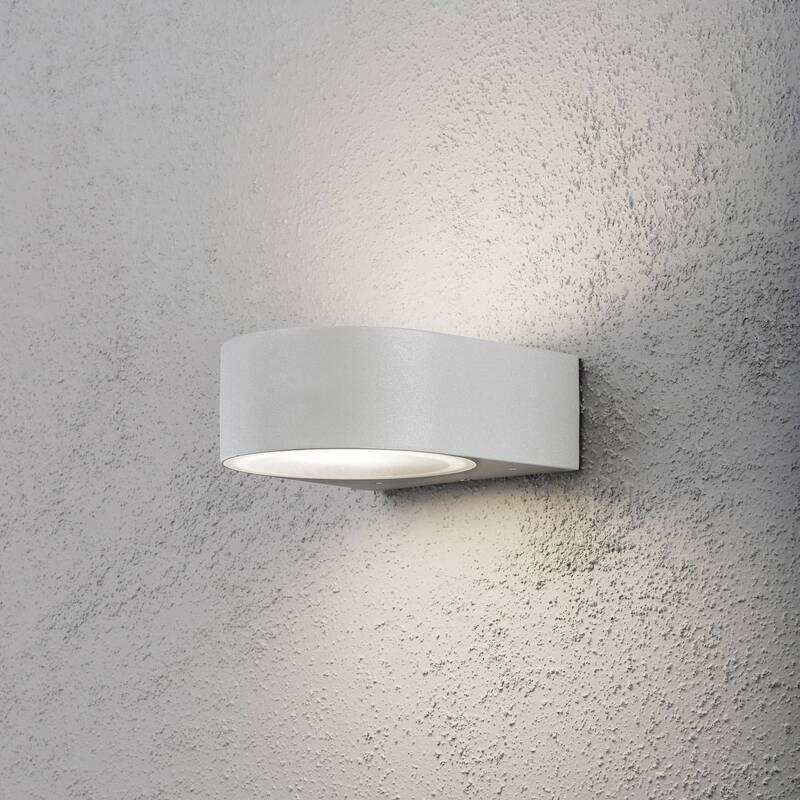 Konstsmide Außenwandleuchte Energiesparlampe Teramo 7510-300 LED grau IP44 40W - 7318307510300
