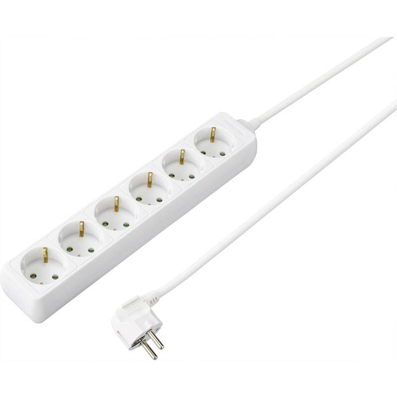 Sygonix SY-4891000 Steckdosenleiste Mehrfachsteckdose Schutzkontakt 4 Stück - 4064161192468