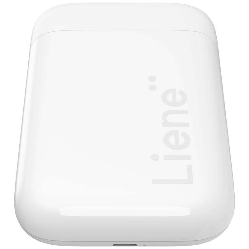 Liene Pearl 2x3 Fotodrucker mit 5 Blatt Zink-Papier und Bluetooth Weiß - 6971398601343
