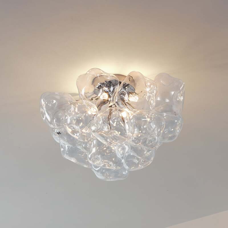 Lucande Deckenleuchte Lampe Diborah klar Glas Ø 49 cm G9 SIEHE TEXT/FOTO - 4255830902710