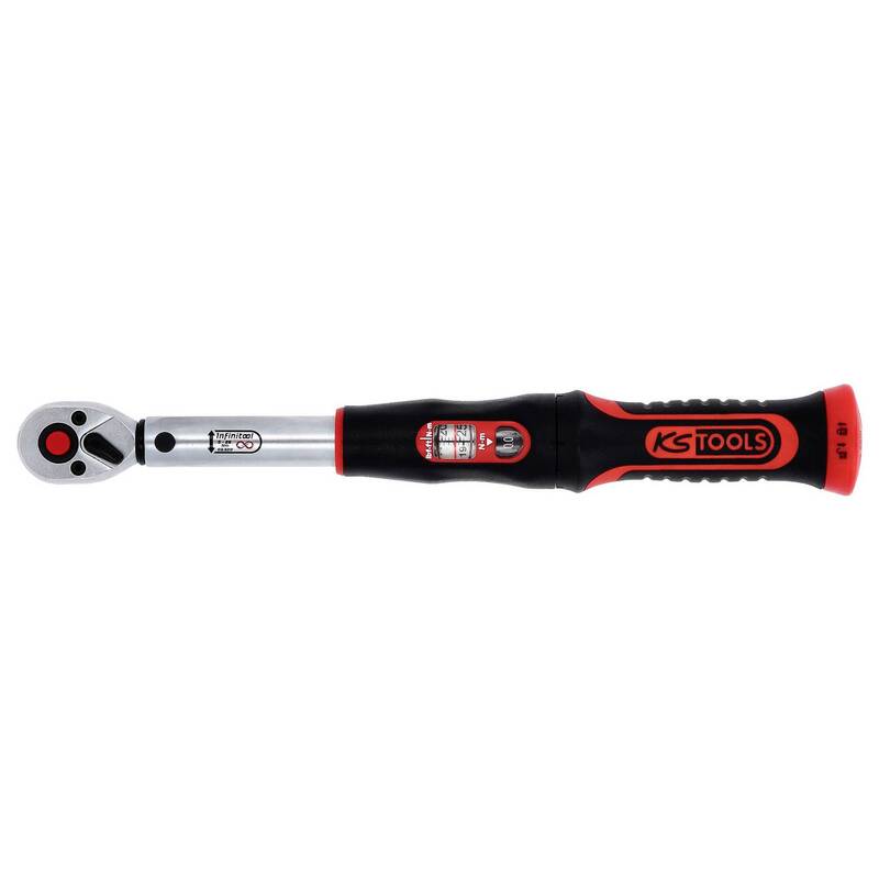 KS-Tools Ratschen-Drehmomentschlü Schlüssel 1/4 INFINITOOL Nm Kalibrierung - 4042146952221