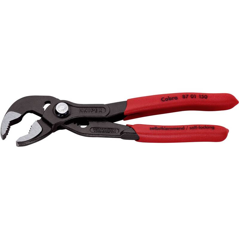 Knipex Wasserpumpenzange Zange COBRA 150mm 32mm Spannbereich Chrom-Vanadiumstahl - 4003773060116