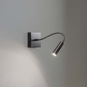 B-Ware Argon Ojos Wandlampe Leselampe G9 anthrazit verstellbar 33 cm Stahl mit Schal483