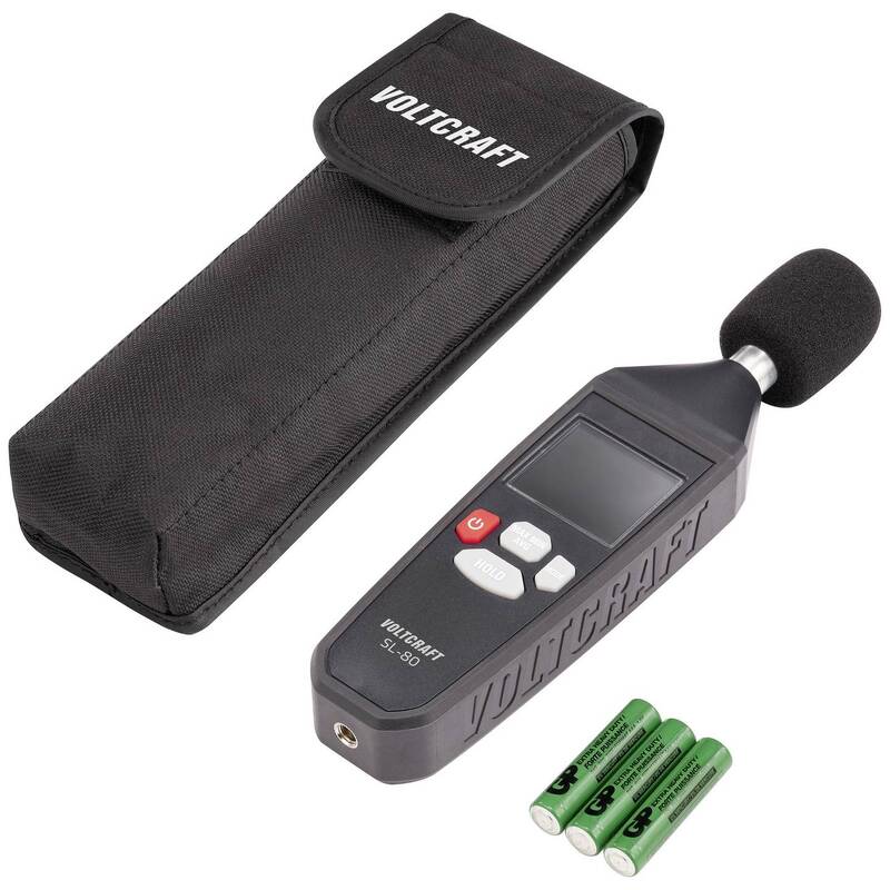 Voltcraft Schallpegel-Messgerät SL-80 30-130 dB Messgerät Schallpegel 136g LCD - 4064161228884
