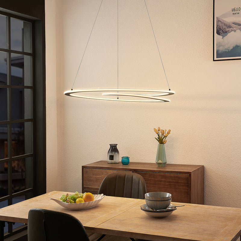 Lindby Hängeleuchte Pendelleuchte LED Lampe mattschwarz Eisen Aluminium Kunststo - 4251096587661