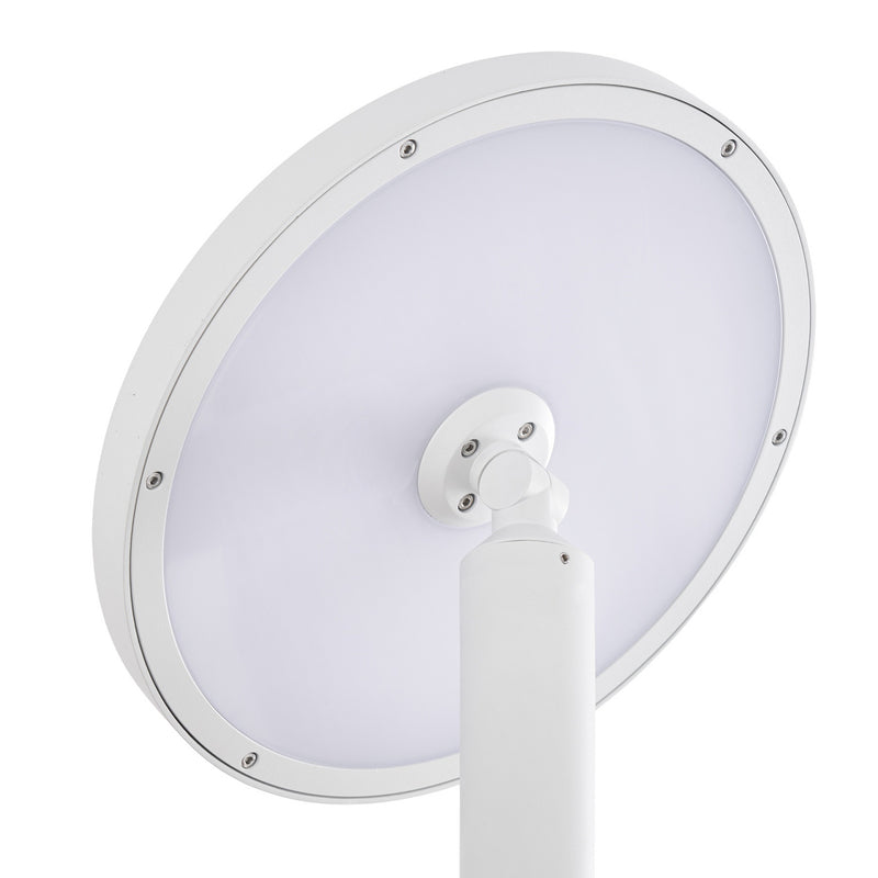 Lucande Außenleuchte Gartenleuchte Akito LED Lampe 260cm IP54 weiß Aluminium - 4255830911484