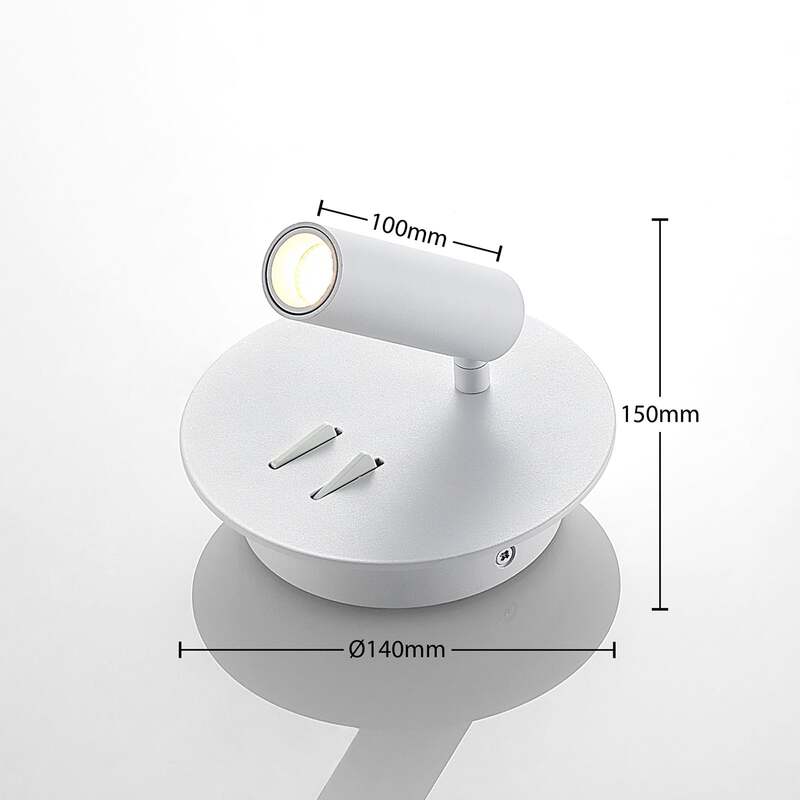Lucande Magya LED-Wandleuchte Lampe Leuchte Wandleuchte 2-flammig 2x3 W Spot - 4251096570199