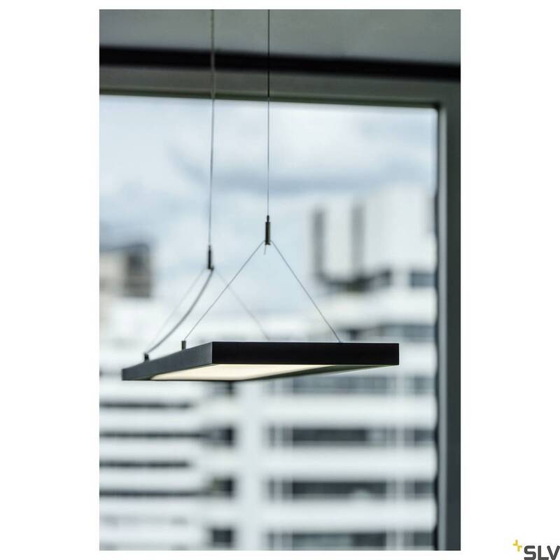 SLV Hängeleuchte Pendelleuchte LED Büro Lampe schwarz Aluminium Worklight - 4024163254595