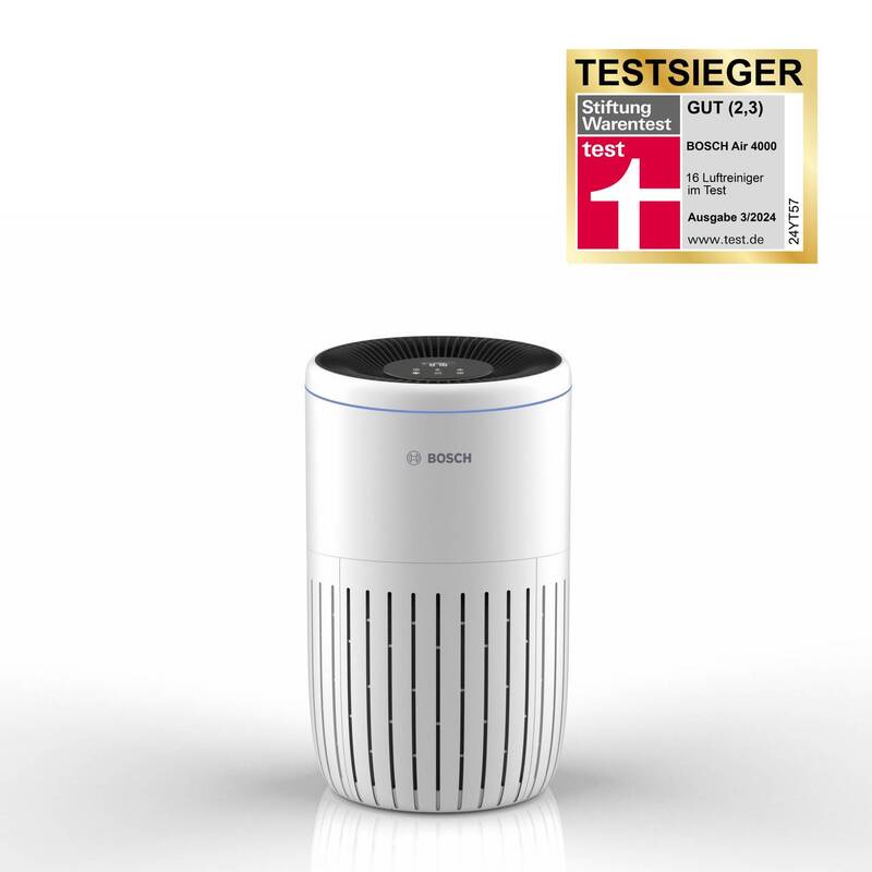 Bosch Home Comfort 7733701943 Air 4000 Luftreiniger 62 m² Weiß Schwarz Lüfter - 4062321594749