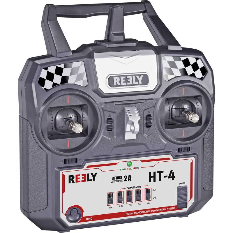 Reely Hand-Fernsteuerung 2,4 GHz HT-4 4 Kanäle inkl. Empfänger Modellbau - 4016138960013
