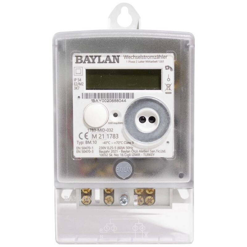 Counttec BT10 Wechselstromzähler Stromzähler digital 60 A MID-konform 1 St. - 4026576056001