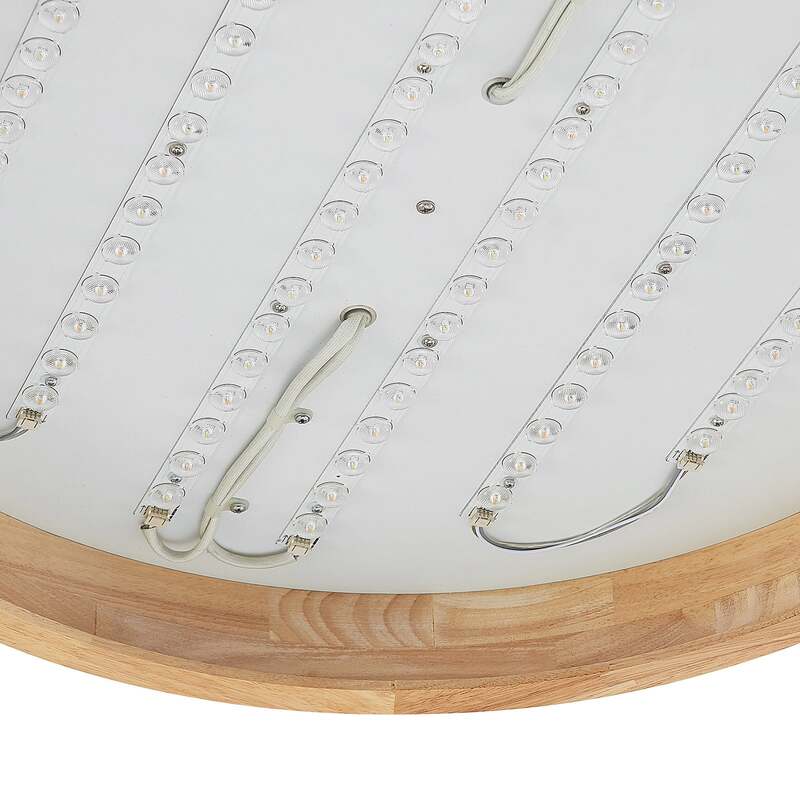 Lindby Deckenlampe Deckenleuchte LED Lanira Holz Fernbedienung dimmbar CCT - 4251911741575